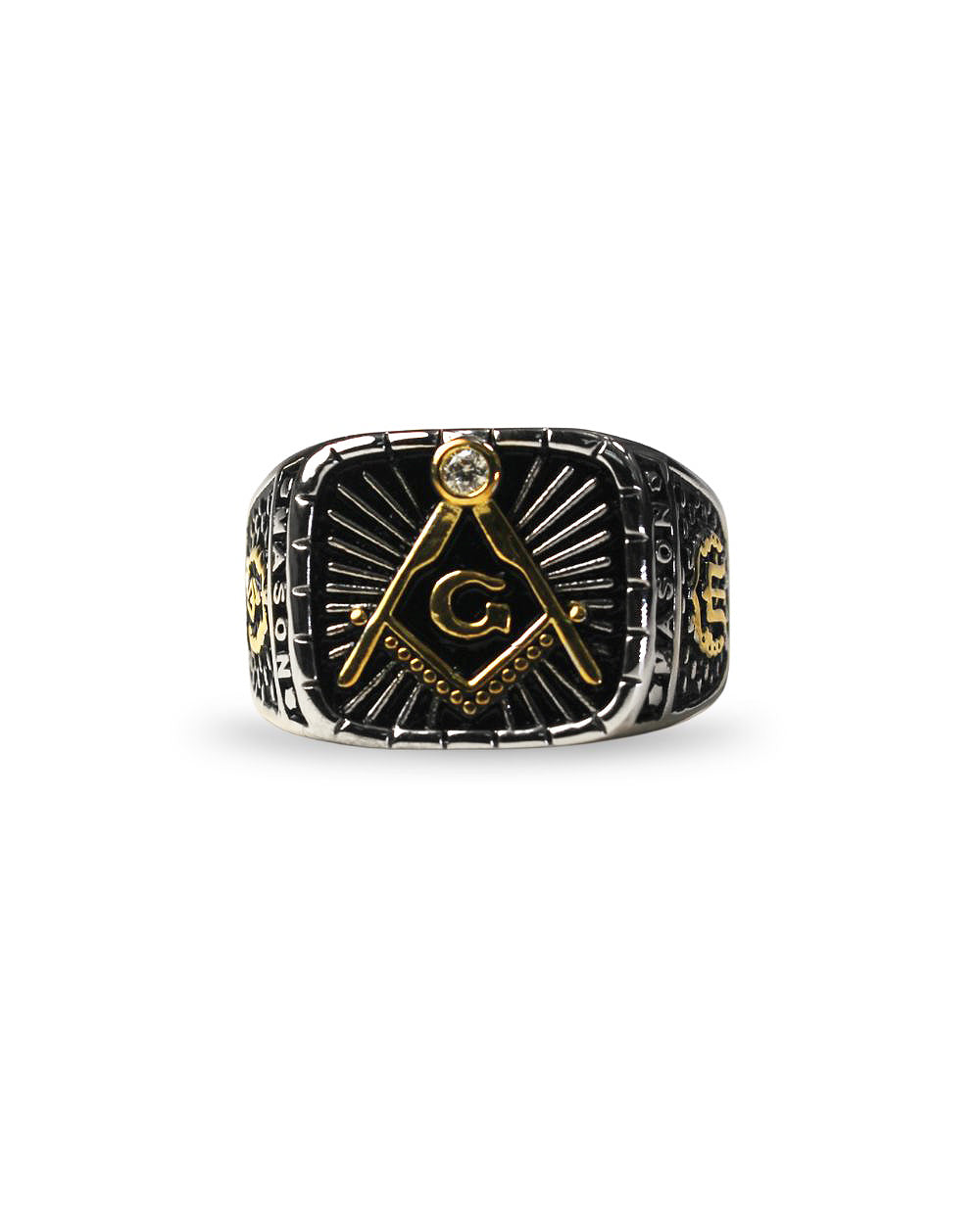 Men’s Silver Mason ring