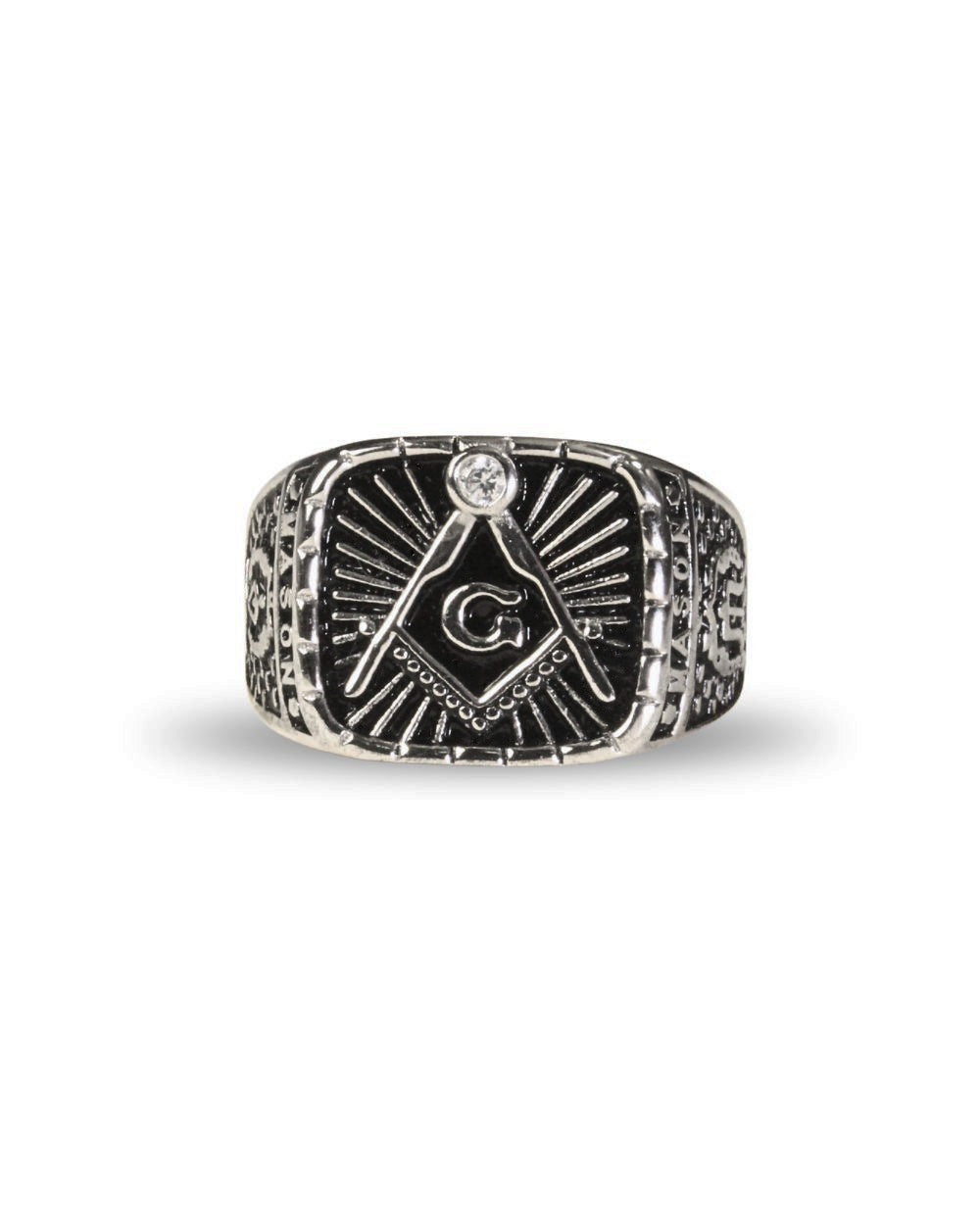 Men’s Silver Mason ring