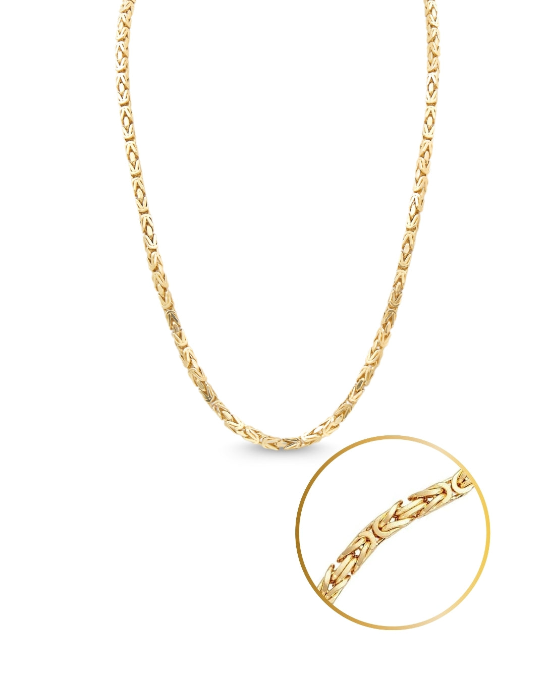 14KT YELLOW GOLD KING'S LINK CHAIN