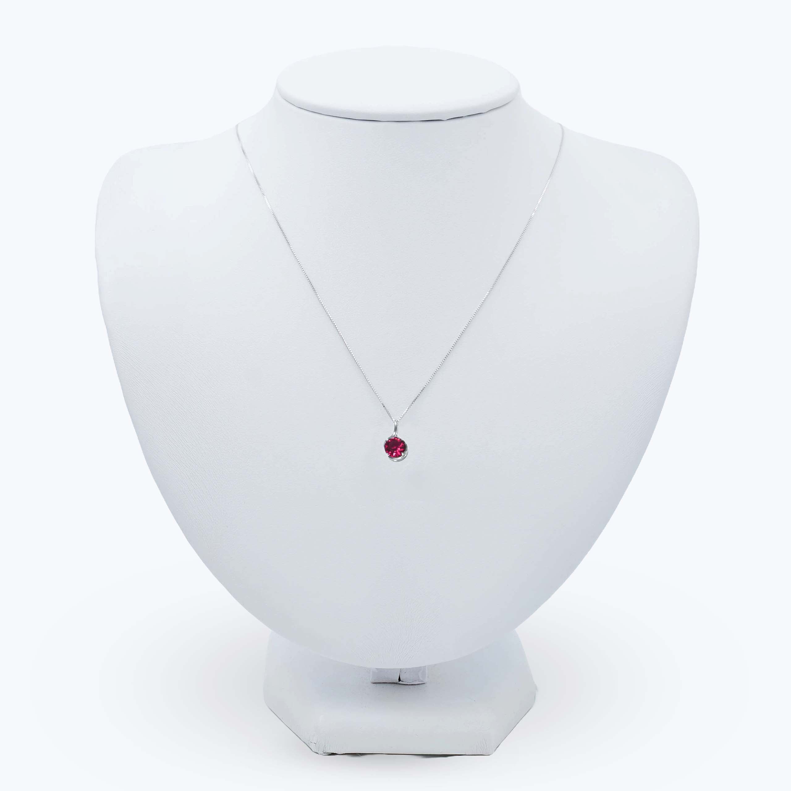 Elegant Ruby Jewelry Set (Synthetic)
