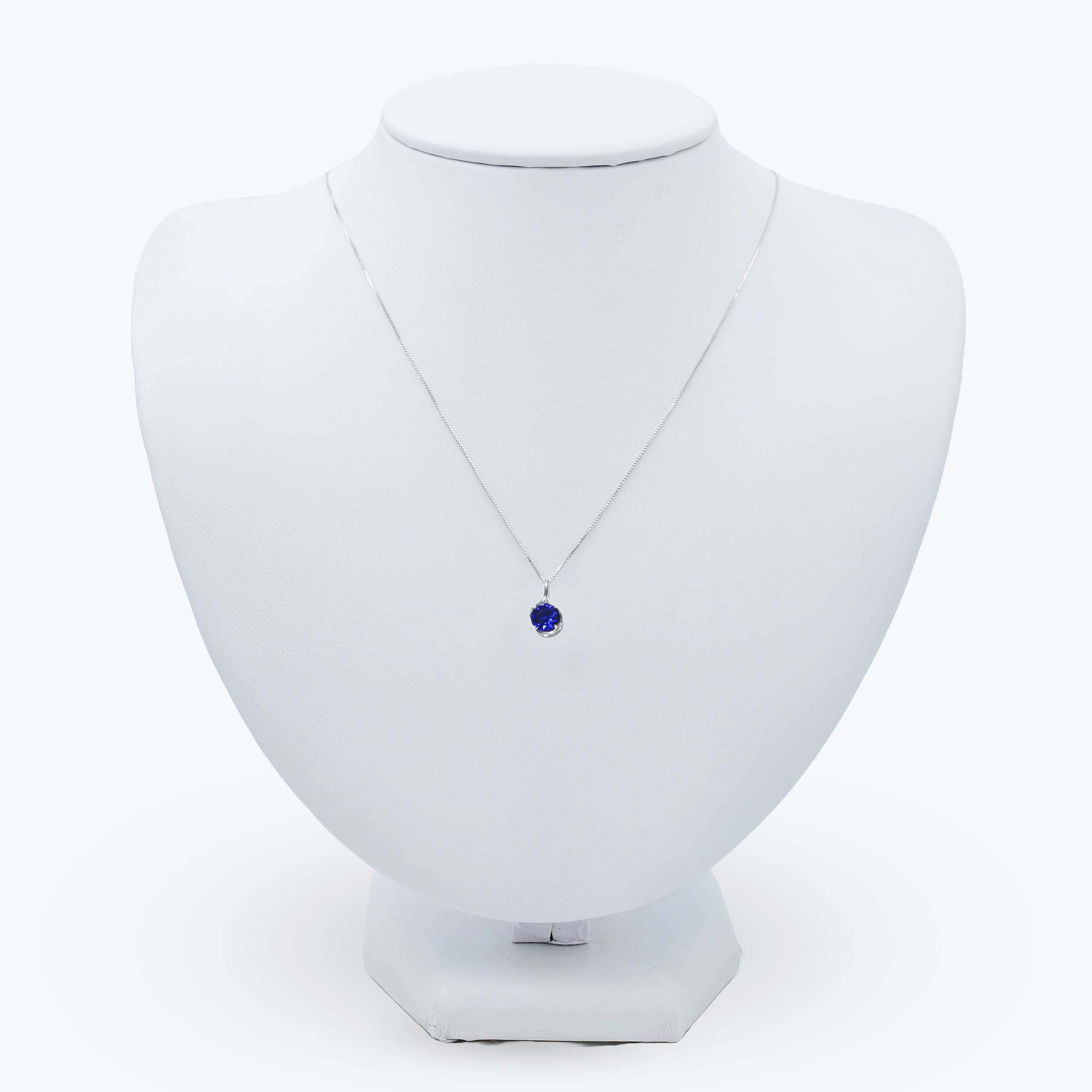 Radiant Sapphire Jewelry Set (Synthetic)